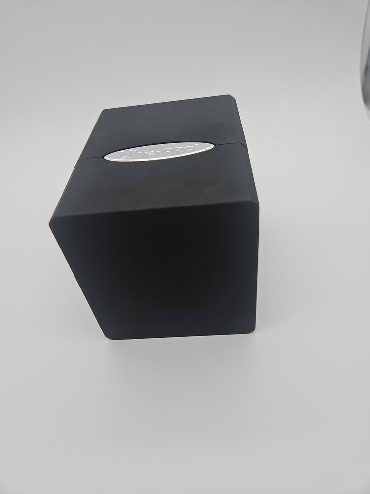 Ultra Pro E-15585 Satin Cube Deck Box-Jet Black