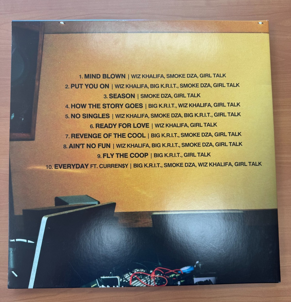 Wiz Khalifa Signed Autographed Vinyl LP Full Court Press BAS Beckett COA