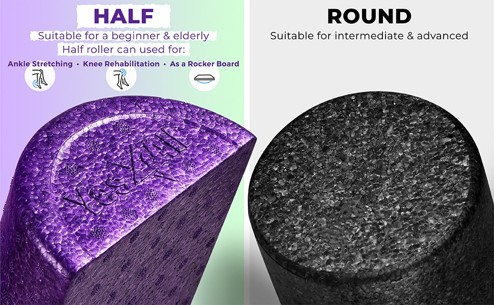 High-Density EPP Half Round Ba Roller Fo, Exercise Fo Roller