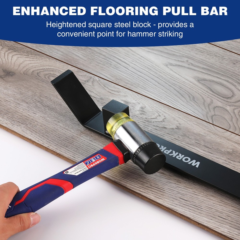 WORKPRO 17''Heavy Duty Pull and Pry Bar, Professional Pull Bar Rust-proof