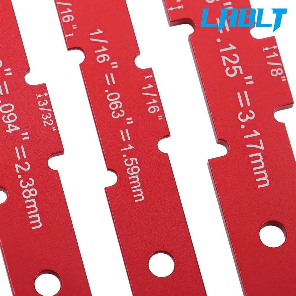 LABLT Height Gauge Router Table Setup Bars Precision Setup Blocks 14piece set