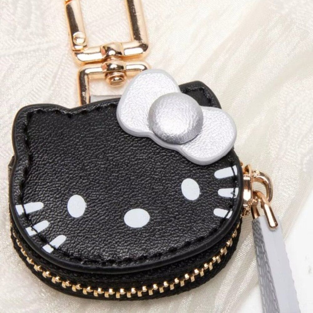 6PK Hello Kitty White Bag Charm Key Ring2