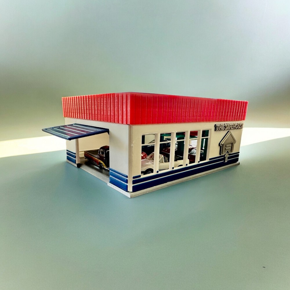 3D Printed Warehouse Diorama 1/64 Scale