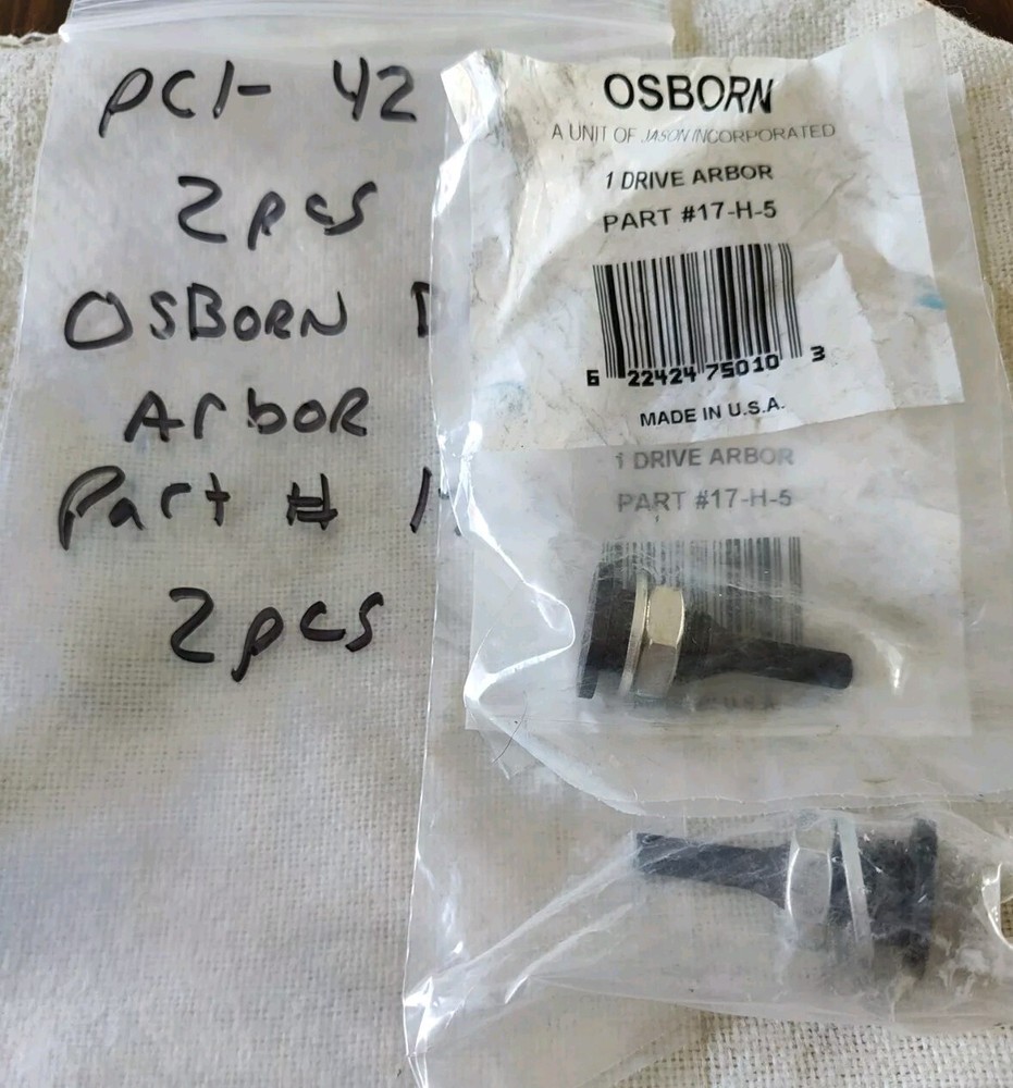 OSBORN DRIVE ARBOR PART #17-H-5 2 PCS
