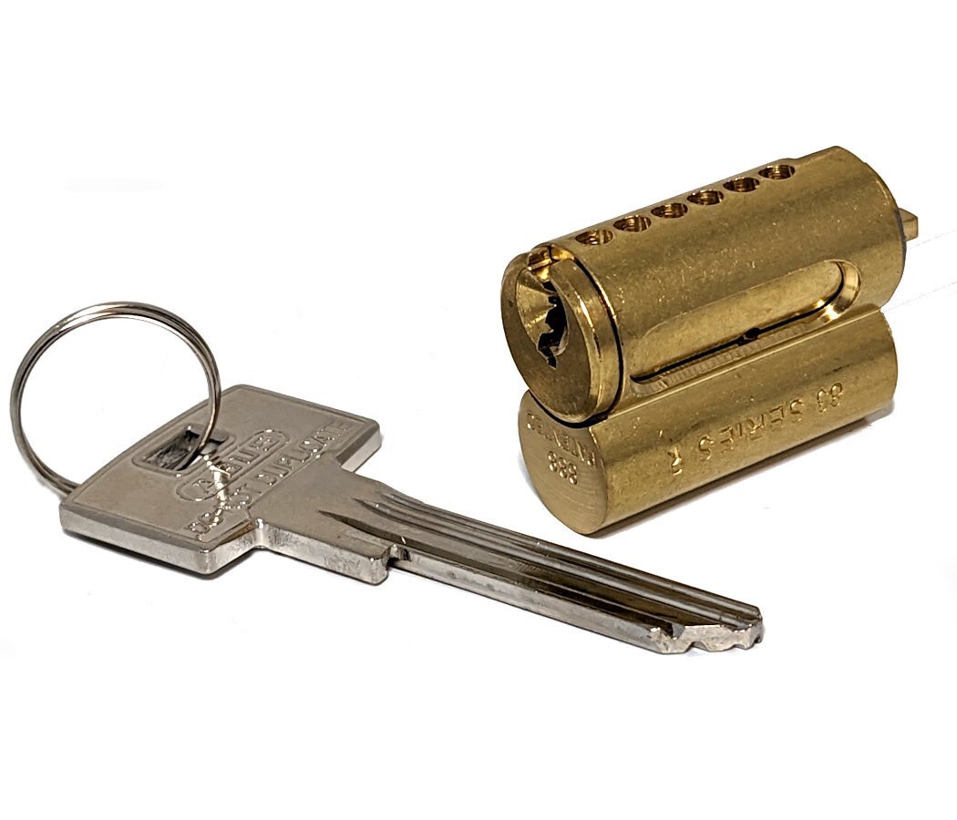 ABUS 888 S2 Cylinder for 83 Series Padlocks Brass- Zero Bitted