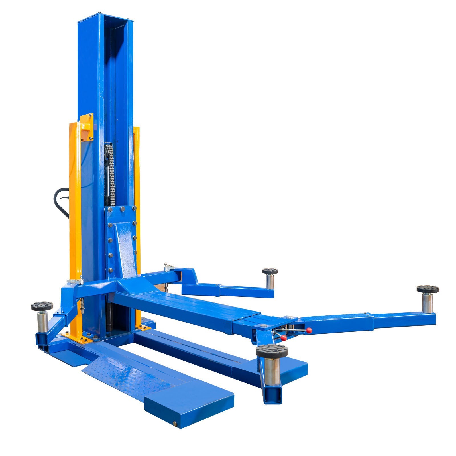 XK 6,200 lb Single Post Lift Portable 220 VOLT