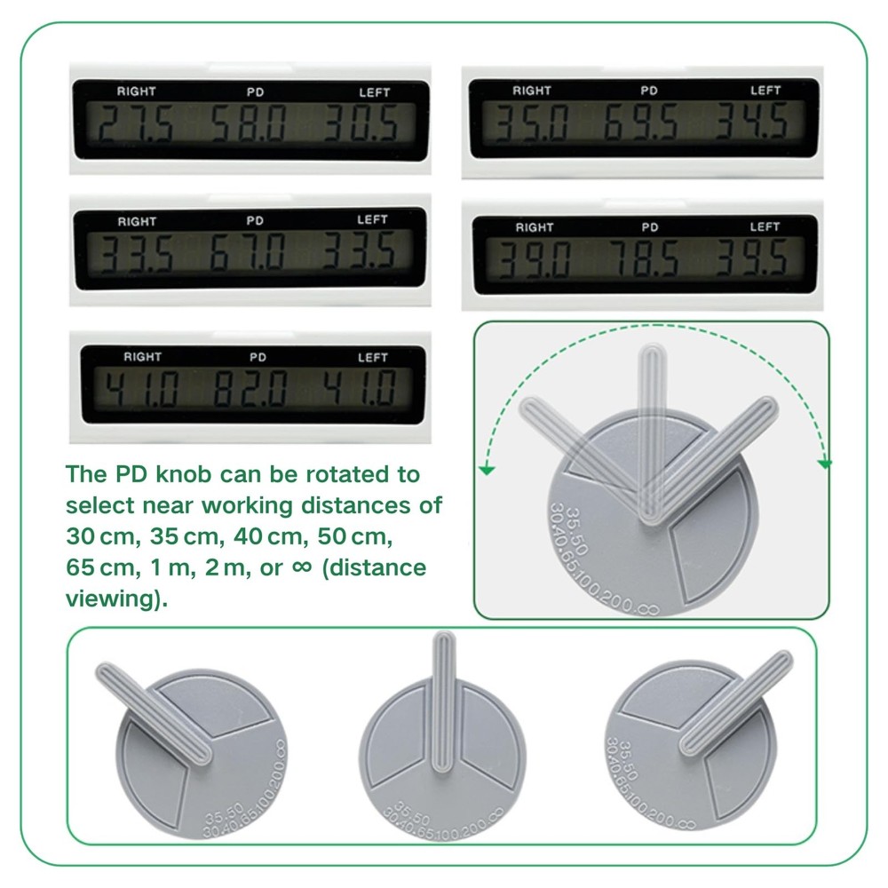Optical Digital Pupilometer, PD Meter Interpupillary Distance Measuring Tool ...