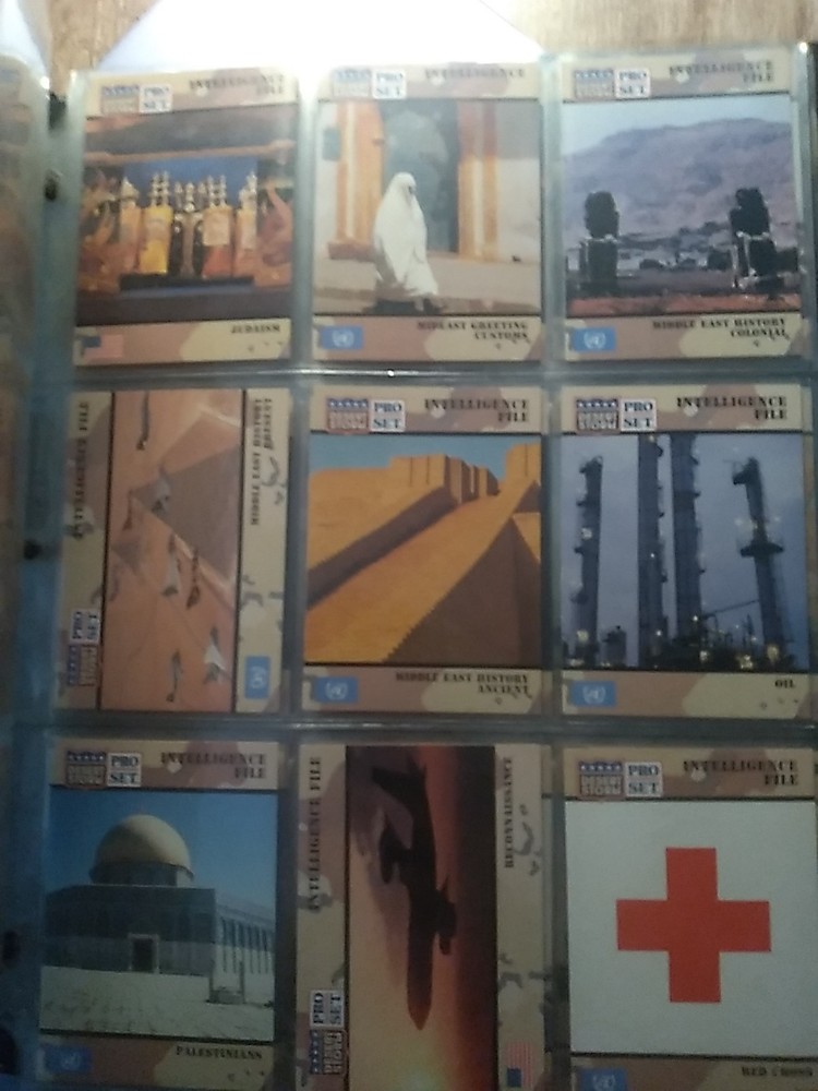 Desert Storm Pro Set Trading Cards