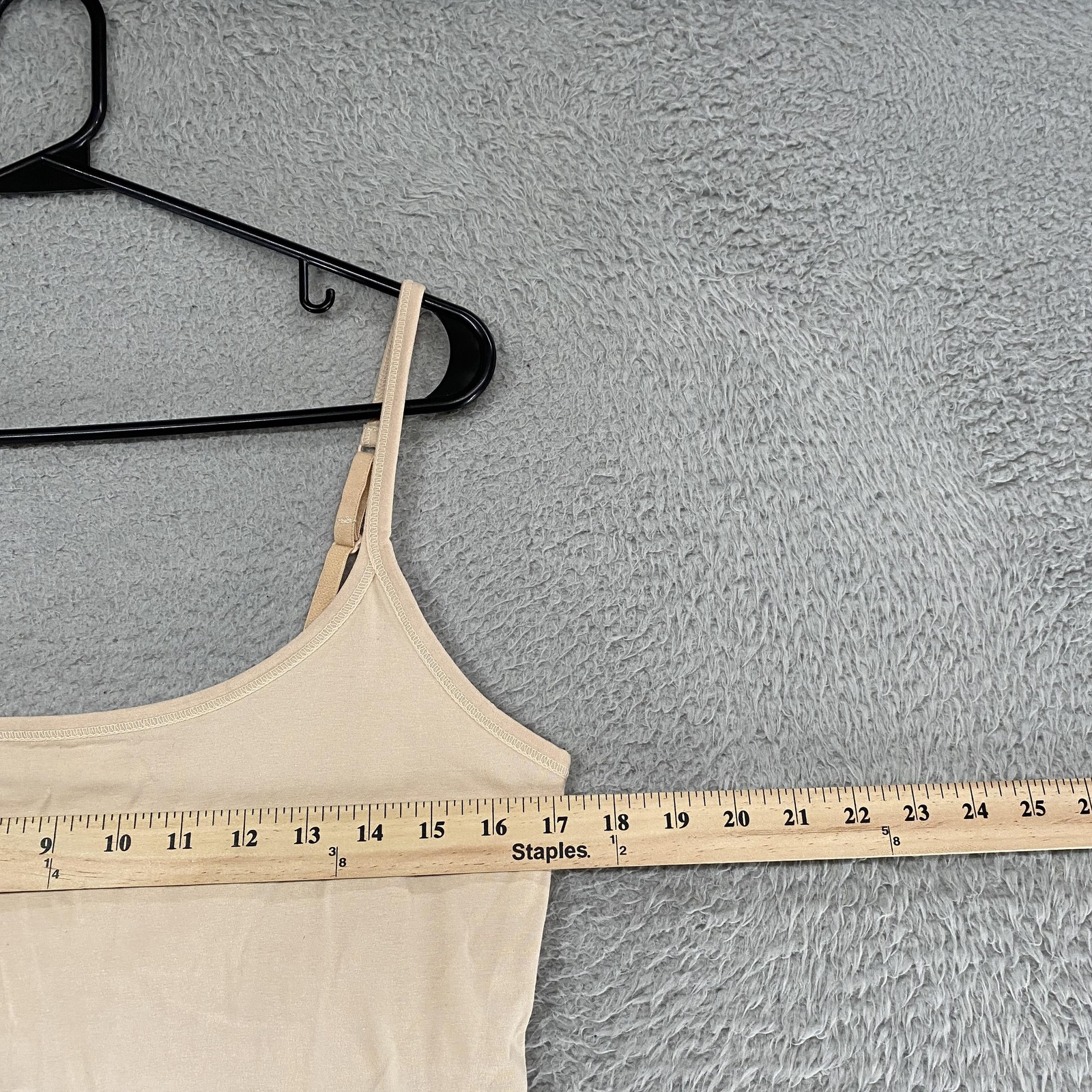 Pact Cami Tank Top Womens Large Beige Organic Cotton Minimalist Capsule Camisole