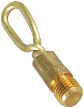 Tipton Solid Brass Slotted Tip Gun Jag 4 Pack with IMPROVED/1 Pack, bronze