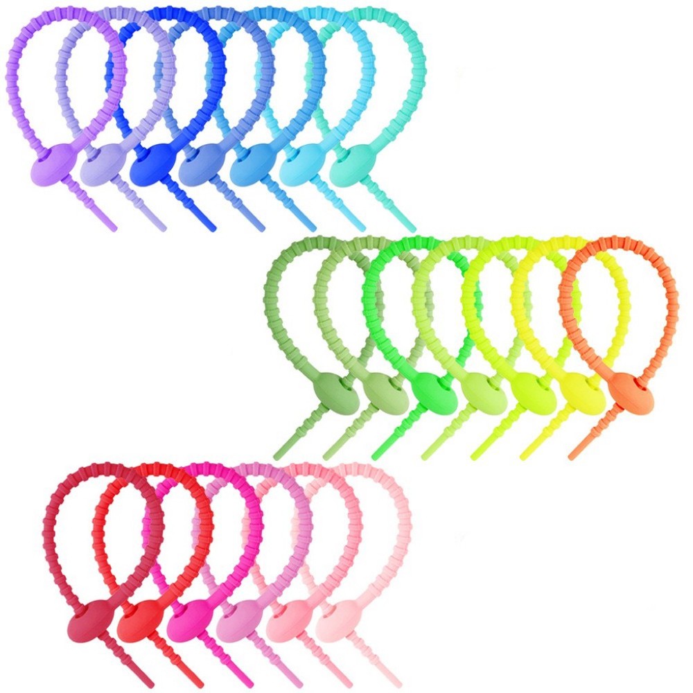 Multi Functional Cable Tie Suitable For Data Cables And Home Organizers 4pcs