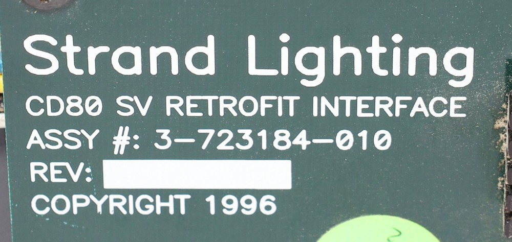 (For Parts) Strand Lighting CD80 Supervisor Processor