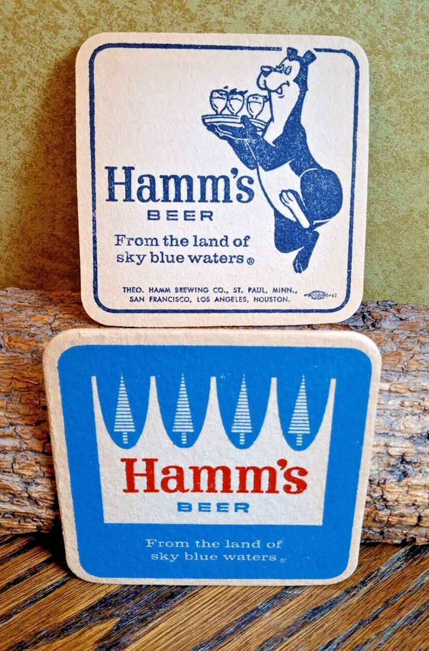 Hamm's Beer Coaster  ... 1960s ... St. Paul Mn.