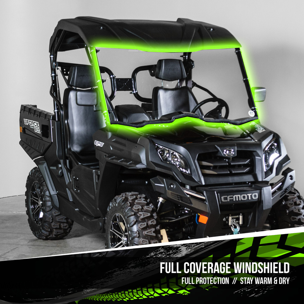 TERRARIDER CF MOTO UFORCE FULL UTV WINDSHIELD - STD. 3/16"
