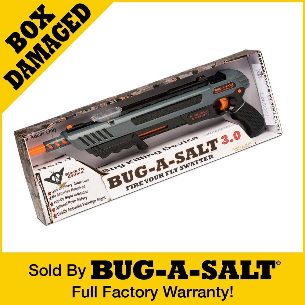 Damaged Box BUG-A-SALT Black Fly 3.0