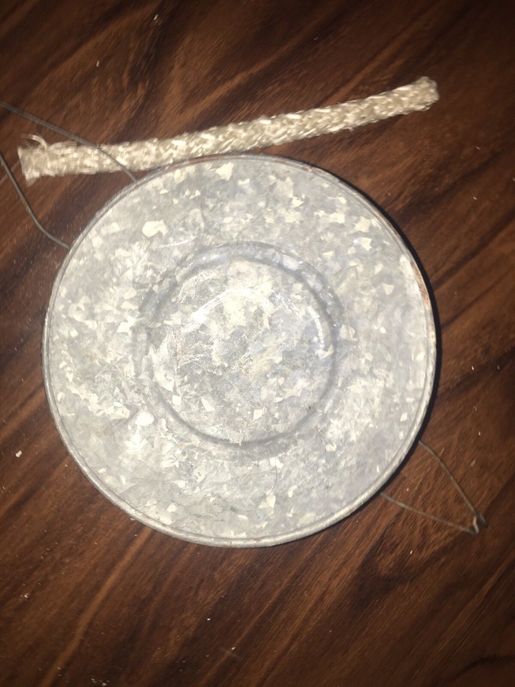 Vintage Unique Primitive Tin Barn Lantern