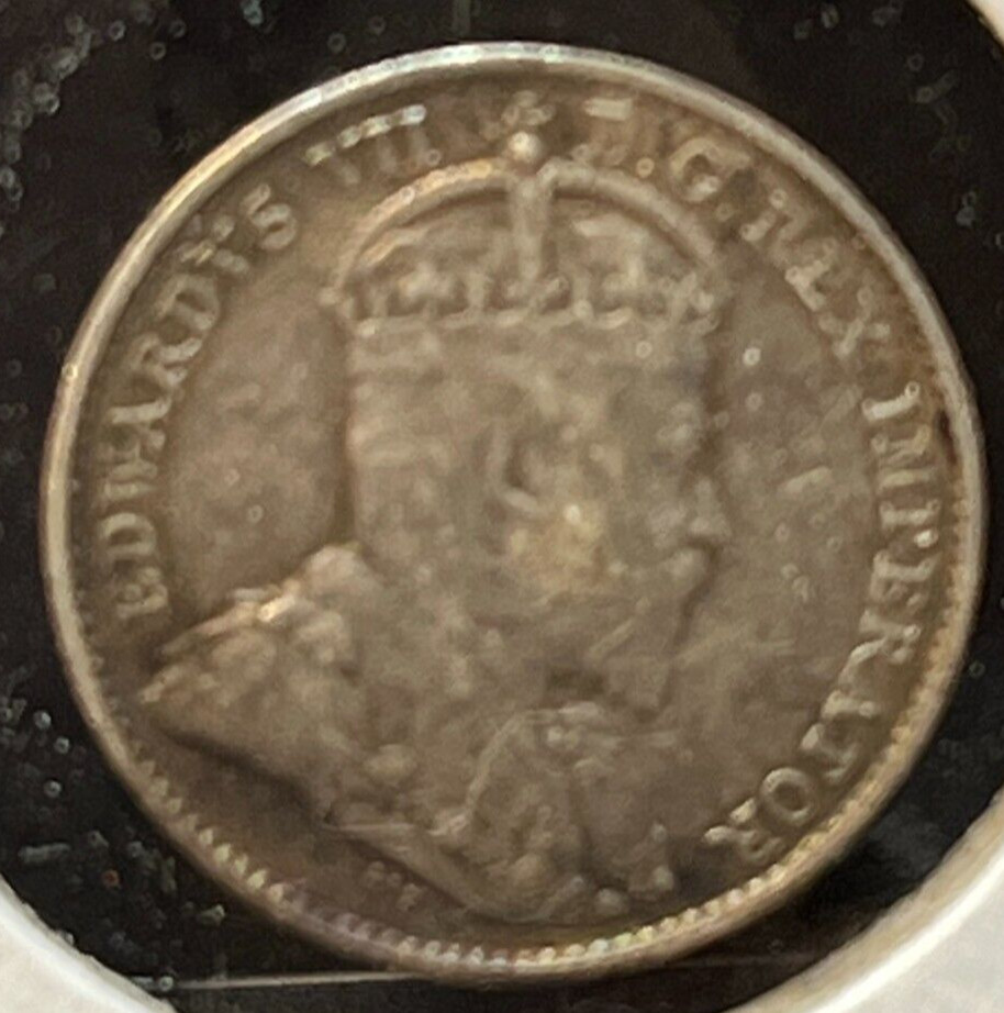 1903-H Canada 5 Cent .925 Sterling Silver