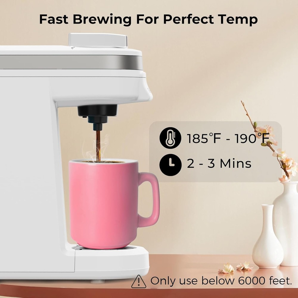 Mini coffee maker, single-cup American coffee maker, lightweight capsule coffee