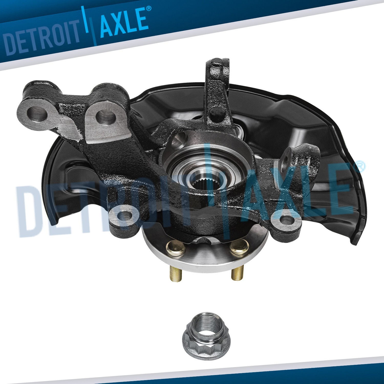 Front Right Knuckle & Wheel Hub Bearing for 2014 2015-2018 Toyota Corolla Matrix