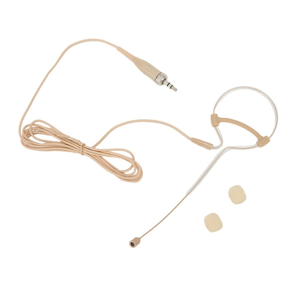Single Earhook Headset Mic Headworn Microphone For Wireless 3.5mm-AU