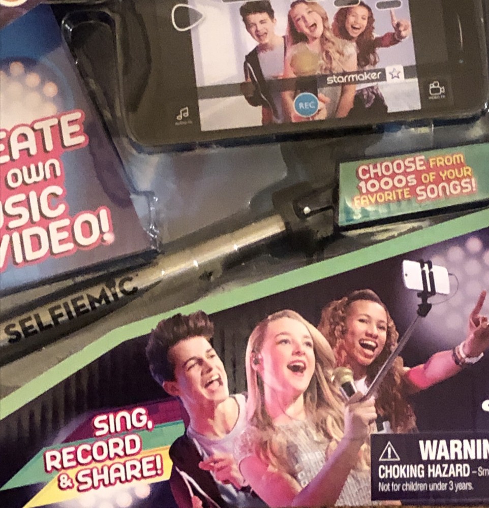 Selfie Mic Karaoke Music Set Star Maker Sing Record Share Extendable Stick Ph
