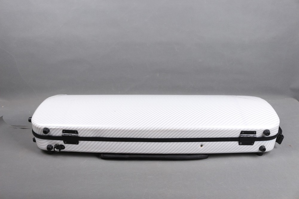 4/4 Size Violin hard case Carbon Fiber Oblong Case with Code Lock and Backstraps