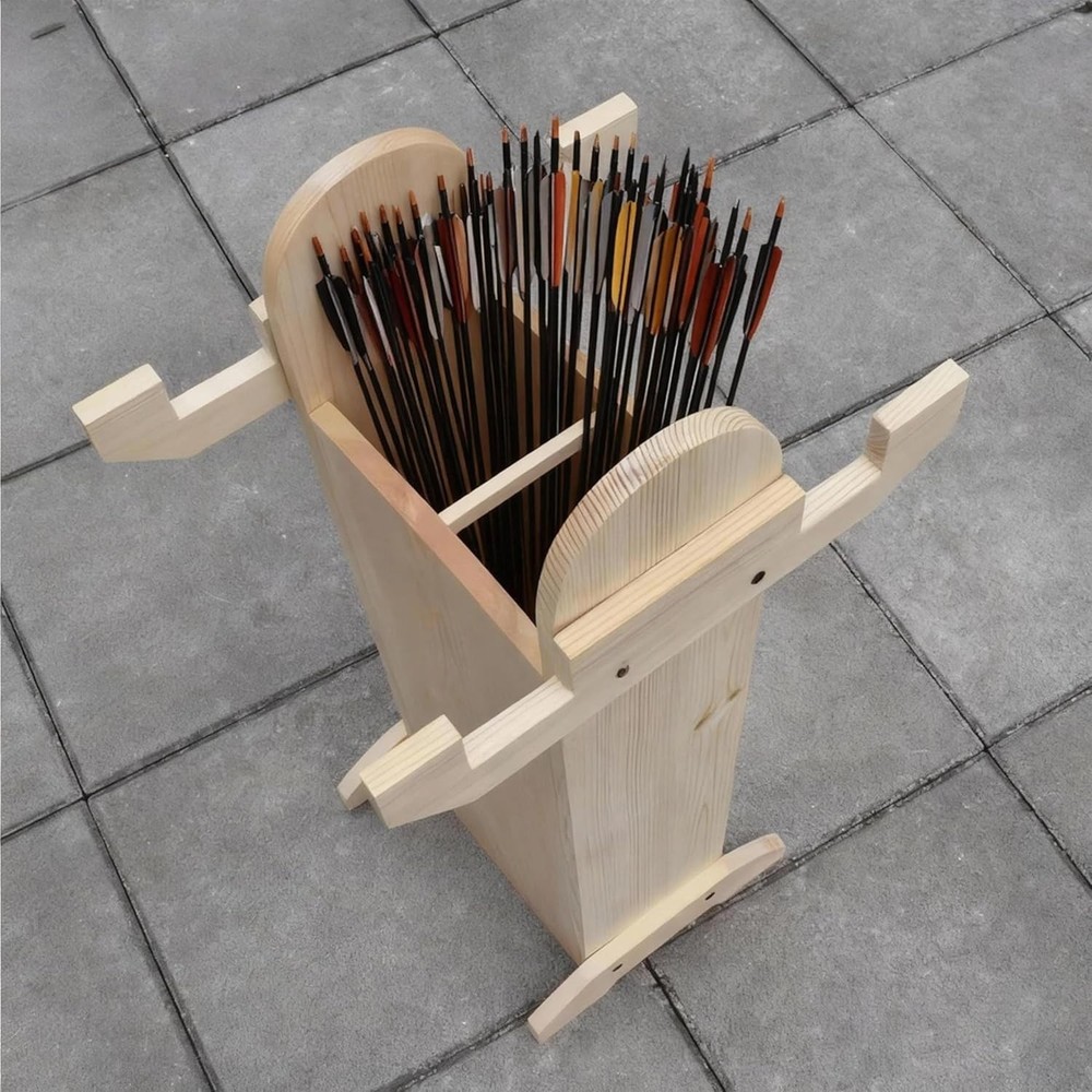 Traditional recurve Composite Solid , Floor-Standing Vertical Exhibition, Arc...