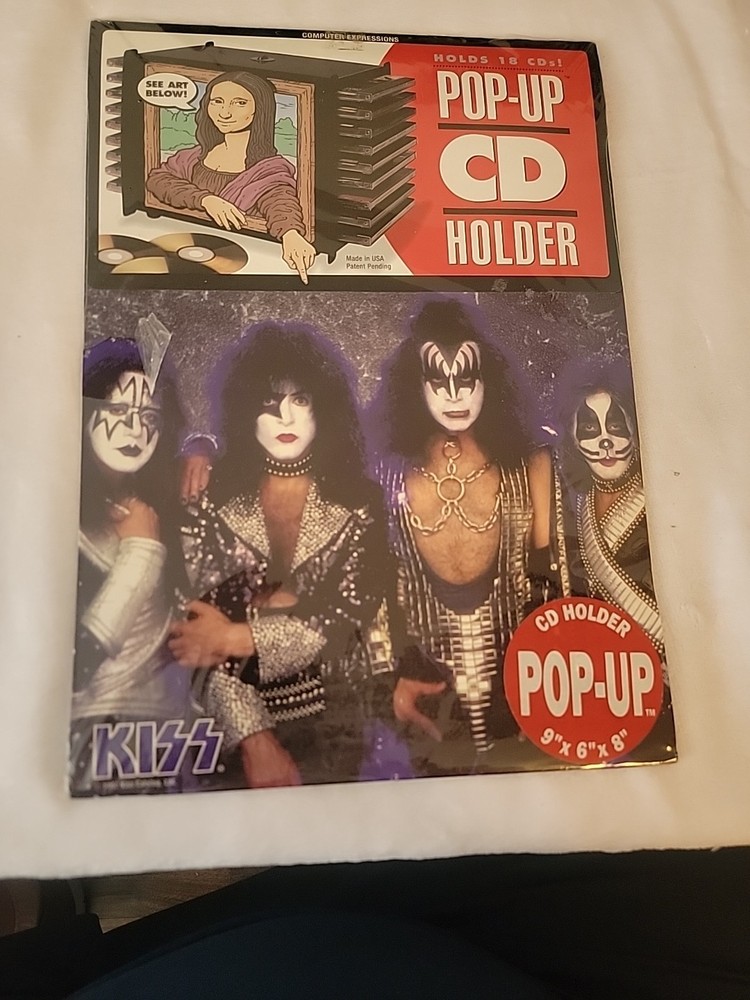 KISS POP-UP CD HOLDER SEALED OFFICIAL 1997