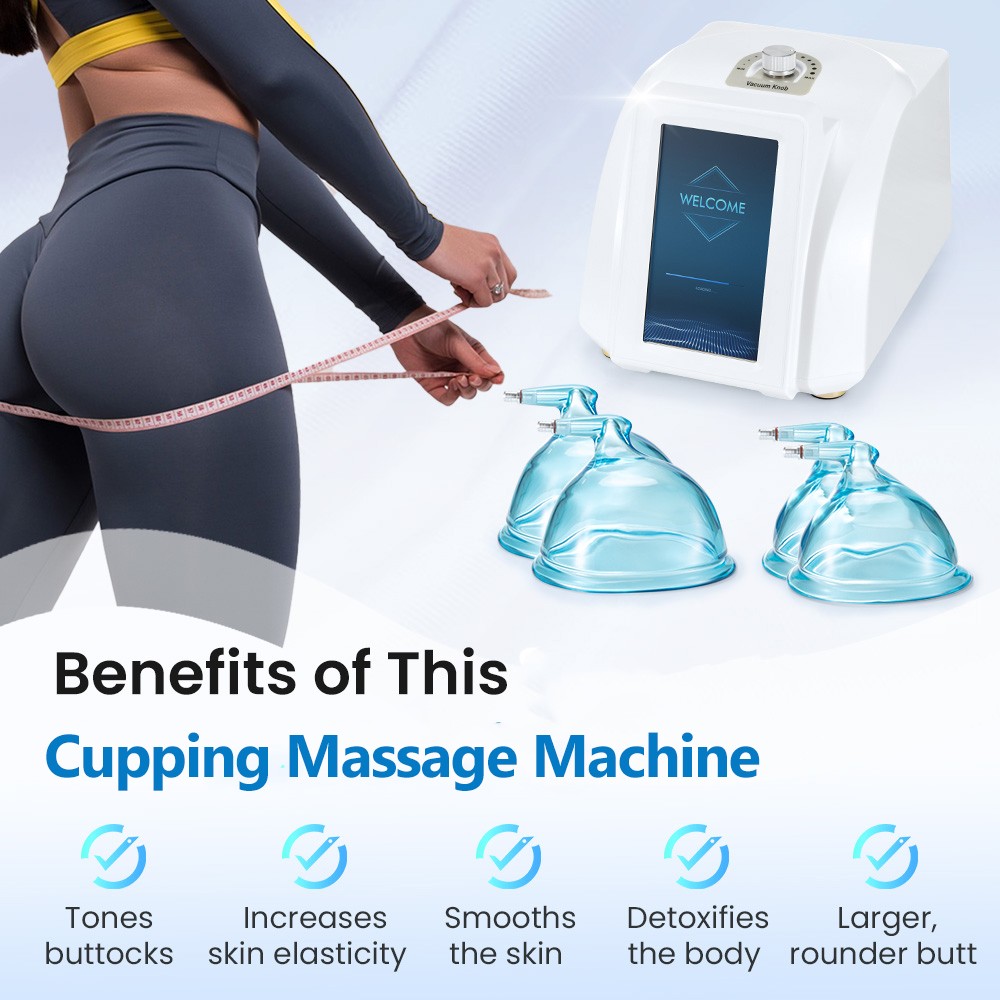 Professional Butt Cupping Machine Strong Suction Touch Screen Easy Operation USA