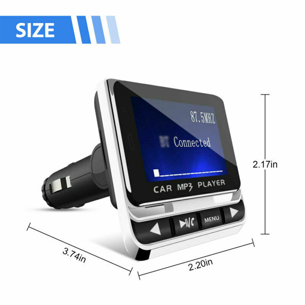 Bluetooth Wireless FM Transmitter Car MP3 Player Radio Adapter Kit USB Charger✓