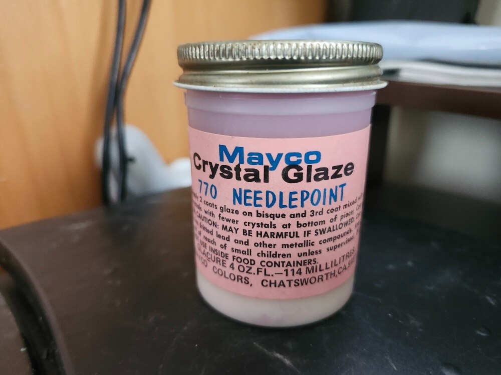 Mayco Ceramic Crystal Glaze - NeedlePoint - #770- 4 oz.
