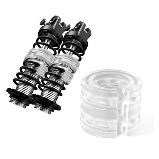 2Pcs Universal Car Shock Absorber Spring Bumper Power Auto Buffers E Type