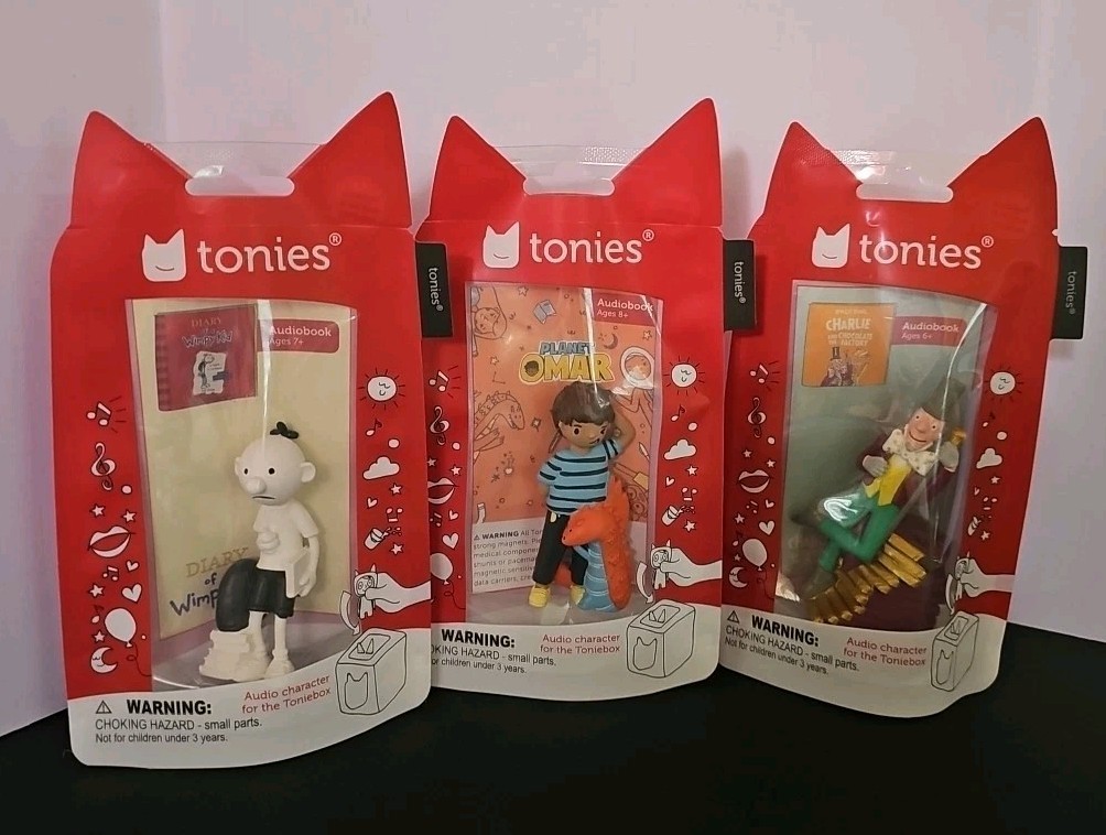 Tonies Diary Of A Wimpy Kid, Planet Omar & Charlie and Chocolate Factory - ALL 3