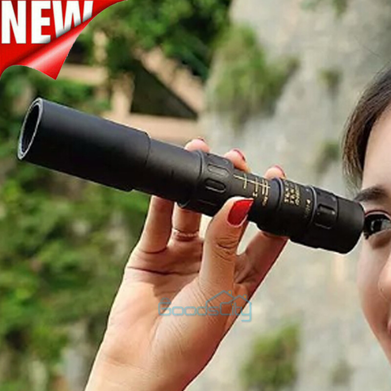 10-300X40mm Zoom HD Military Powerful Monocular Handheld Optics Telescope+Case