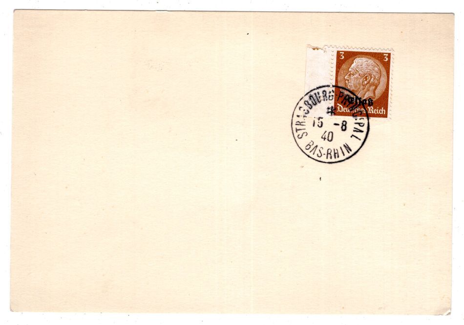 Alsace Stamp Strasbourg Principal (AA9061)
