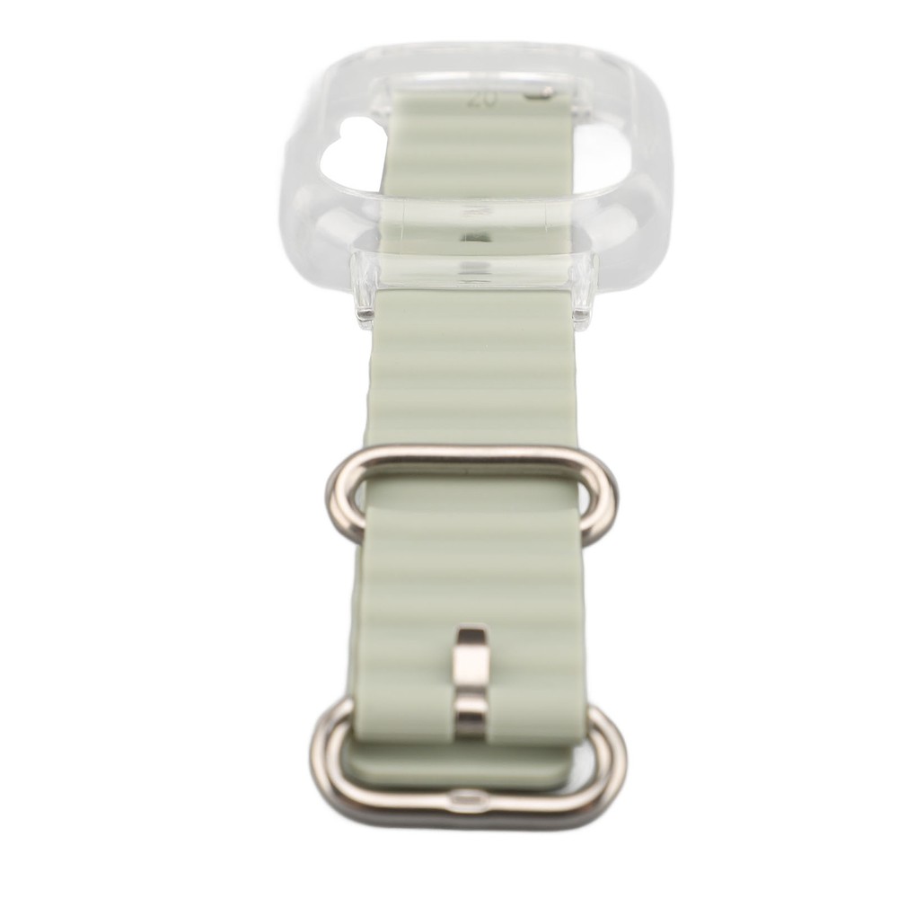 Silicone Replacement Wristband for with Transparent PC Frame Soft Strap