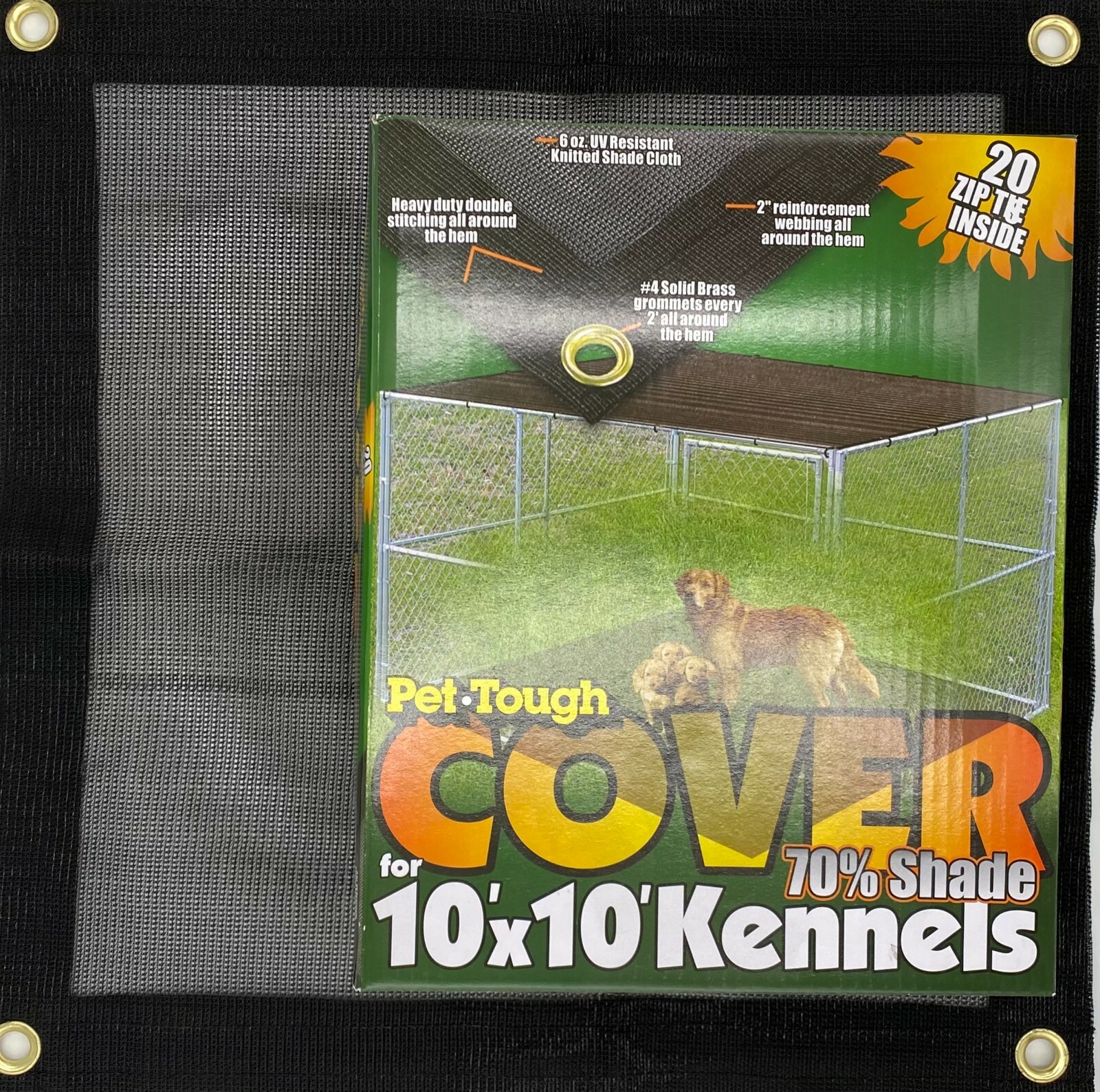 DeWitt Pet Tough 10' x 10' 70% Shade Kennel Cover
