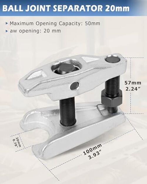3Pcs Ball Joint Separator Set, Tie Rod End Extractor Kit Ball Joint Puller
