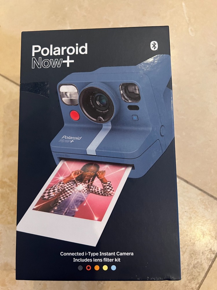 POLAROID NOW+CONNECTED i -TYPE INSTANT CAMERA BLUE/GREY 9063