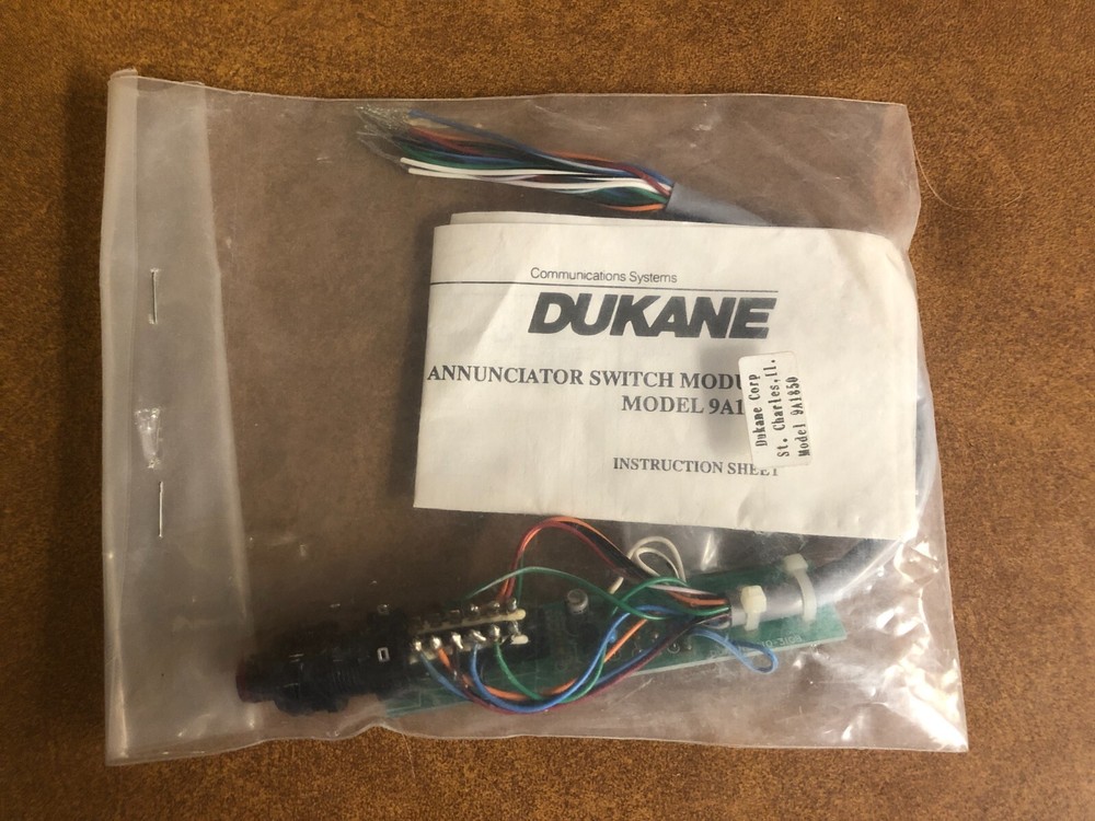 Dukane 9A1850 Annunciator Switch Module