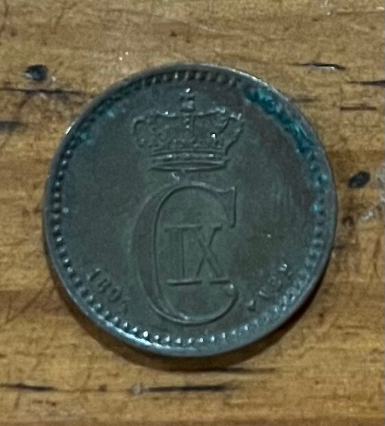 DENMARK 1 ORE 1894