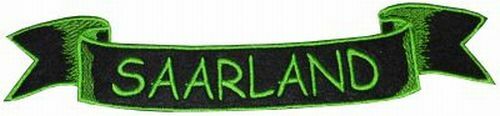Large back patch patch Saarland approx. 28 cm many colors (181)