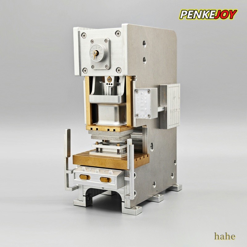 Mini Dynamic Punching Machine Stamping Machine Diecast Model Gift HomeCollection
