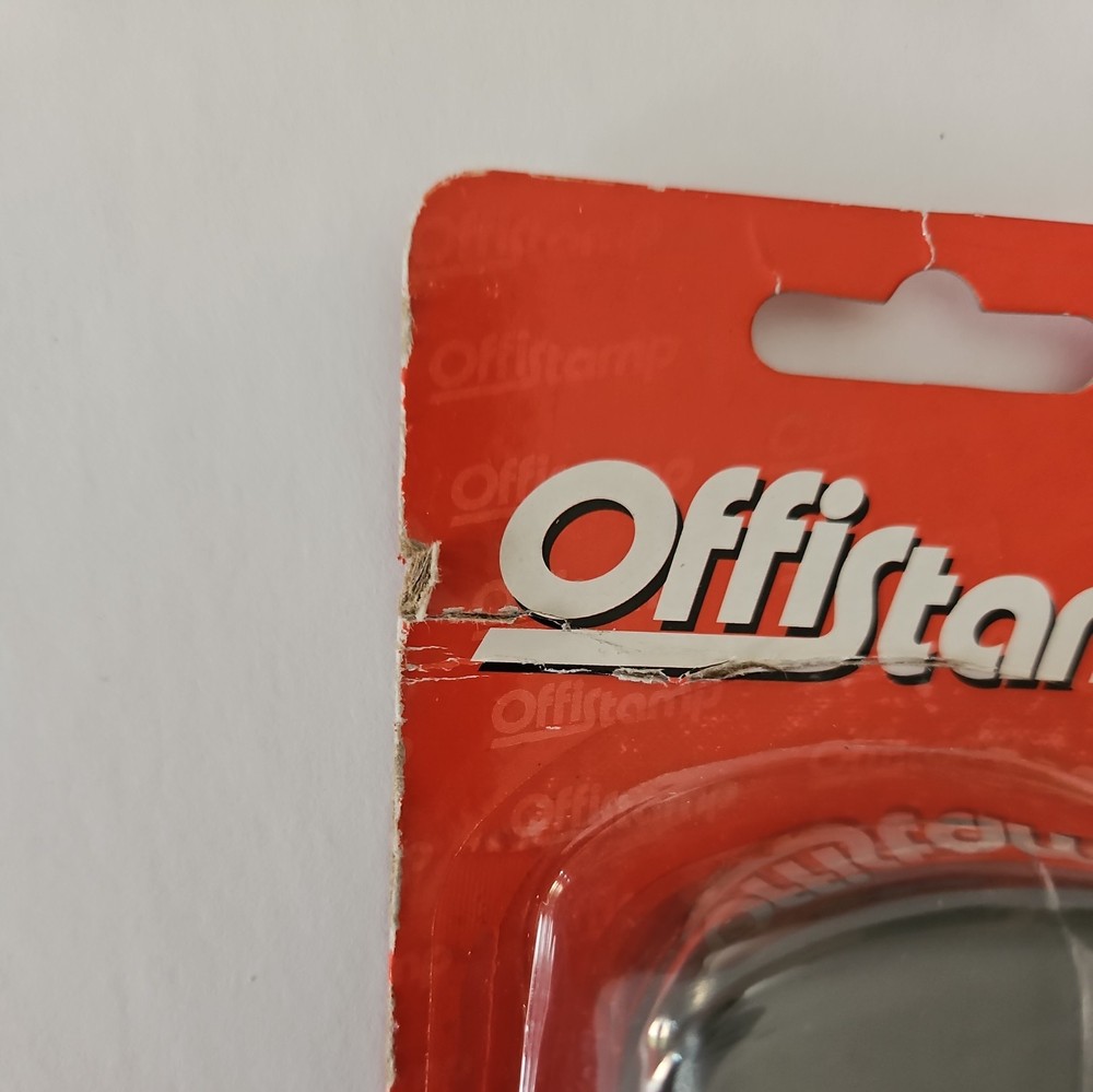 Offistamp Entered Stamp Preinked Quick Drying Blue