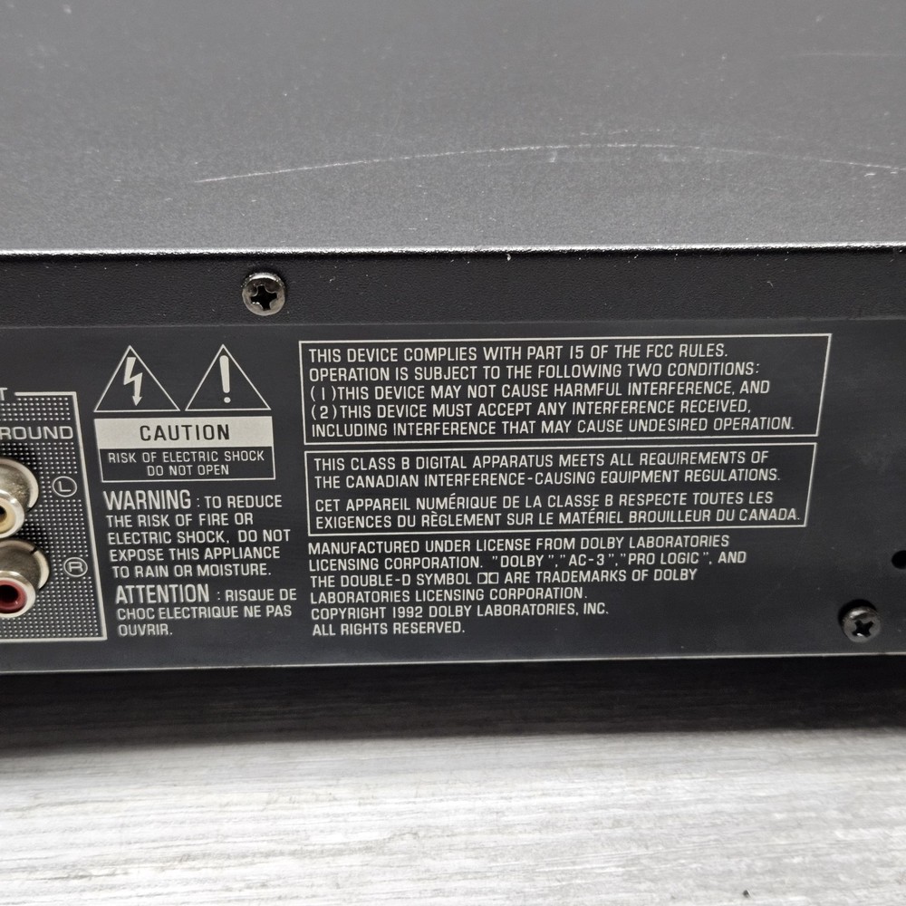 Yamaha DDP-2 Digital Sound Processor Device Tested Working