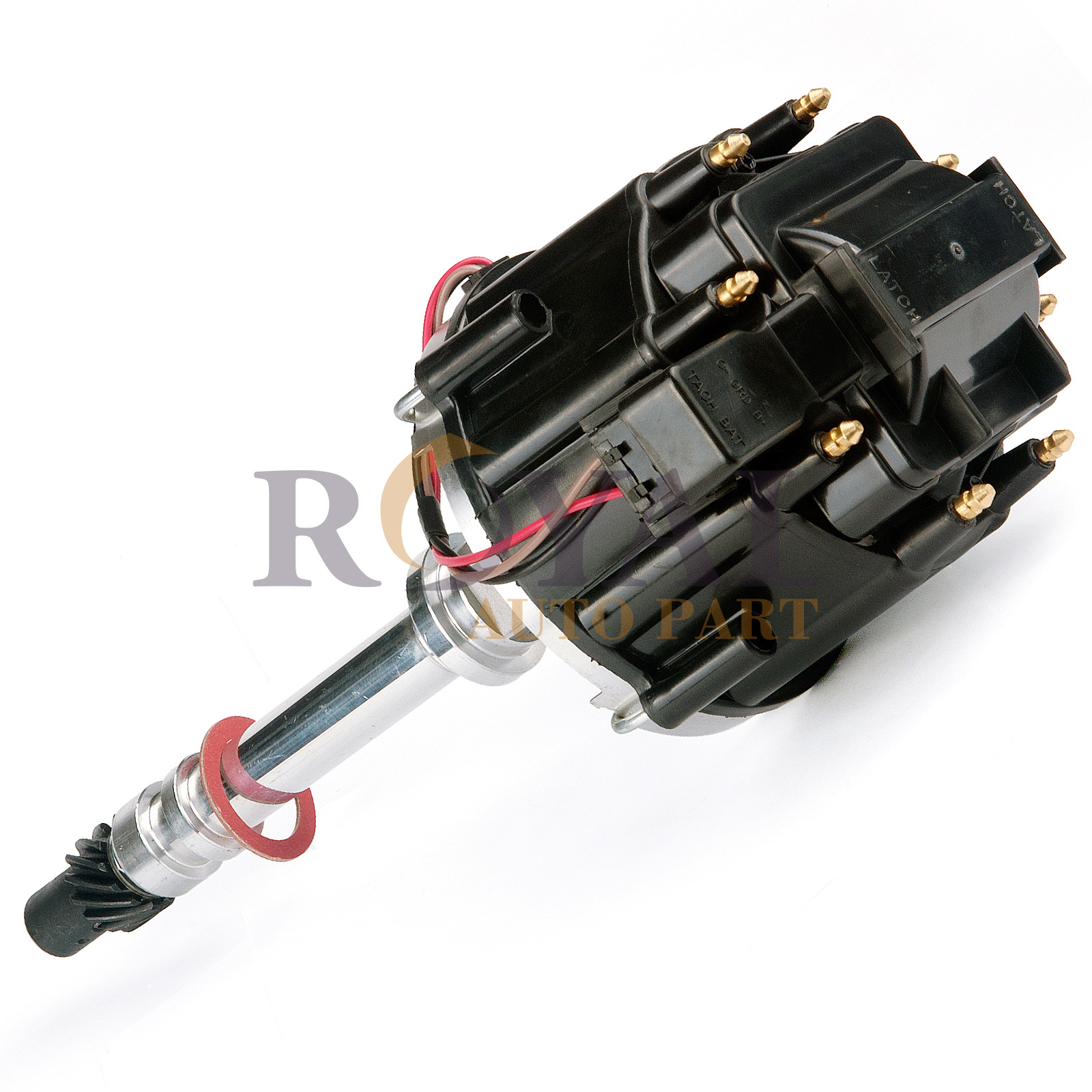 SBC HEI Distributor Black For Chevy 50K Ignition 283 305 327 350 400 Sm Block