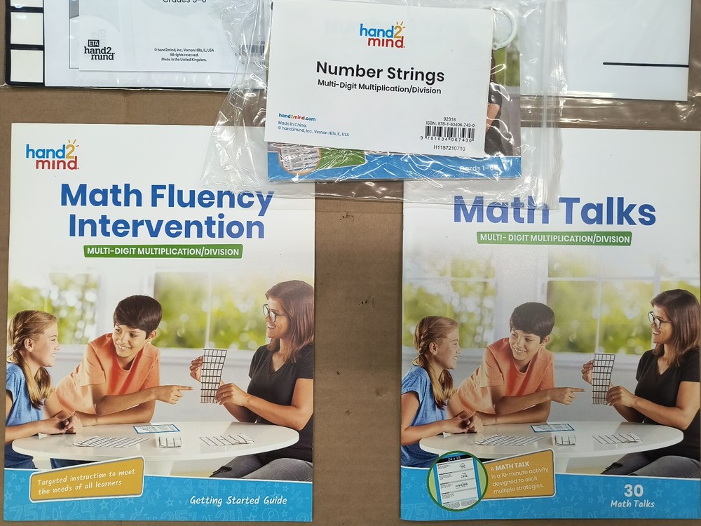 ETA Hand2Mind Math Fluency Intervention Kit Manipulatives 92294