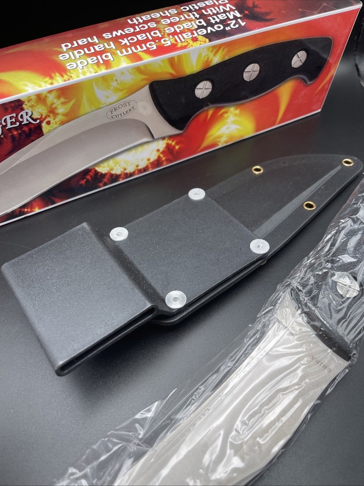 🔥 Frost Combat Dagger 12” 5.5mm NIB With Plastic Sheath