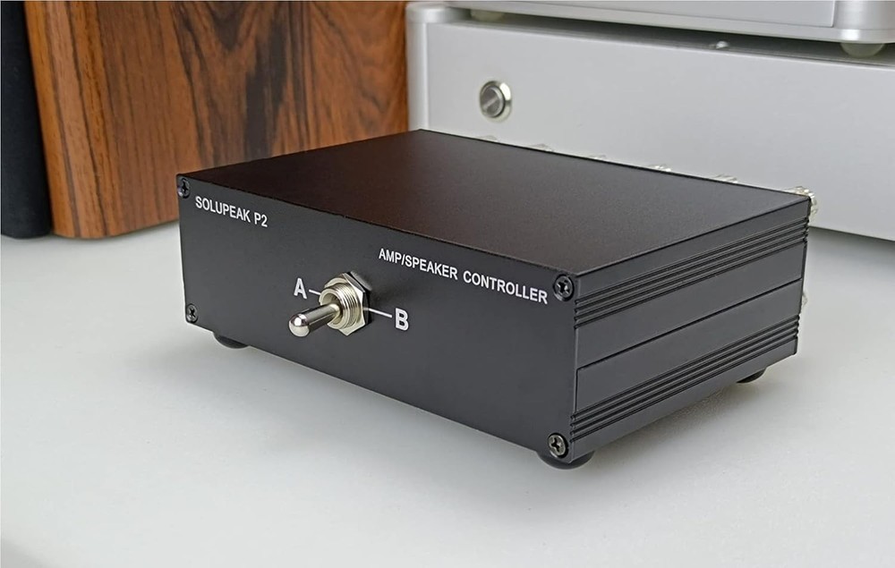 Versatile RCA Amp Switcher - Select 2 Speakers or 2 Amplifiers with Ease