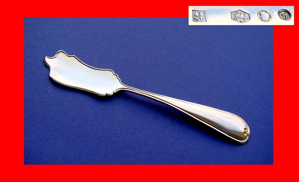 Rare Pate Server/ Caviar Server, Silver, around 1872 A724